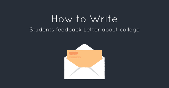 students feedback about college