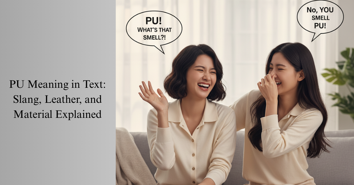 PU Meaning in Text: Slang, Leather, and Material Explained