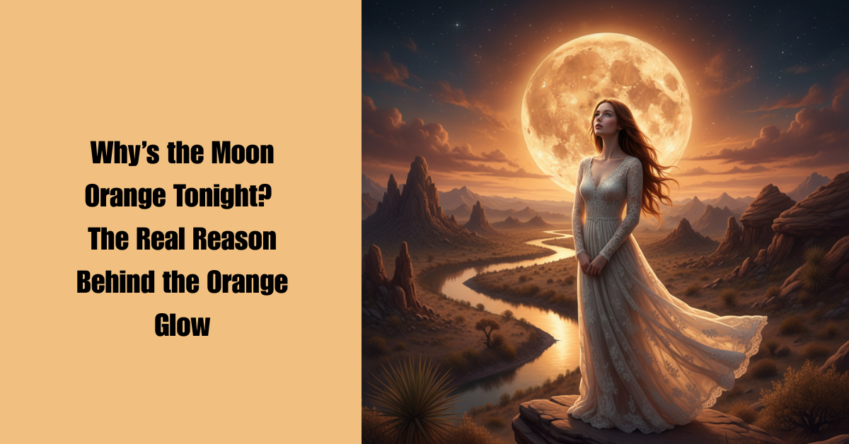 Why’s the Moon Orange Tonight? The Real Reason Behind the Orange Glow